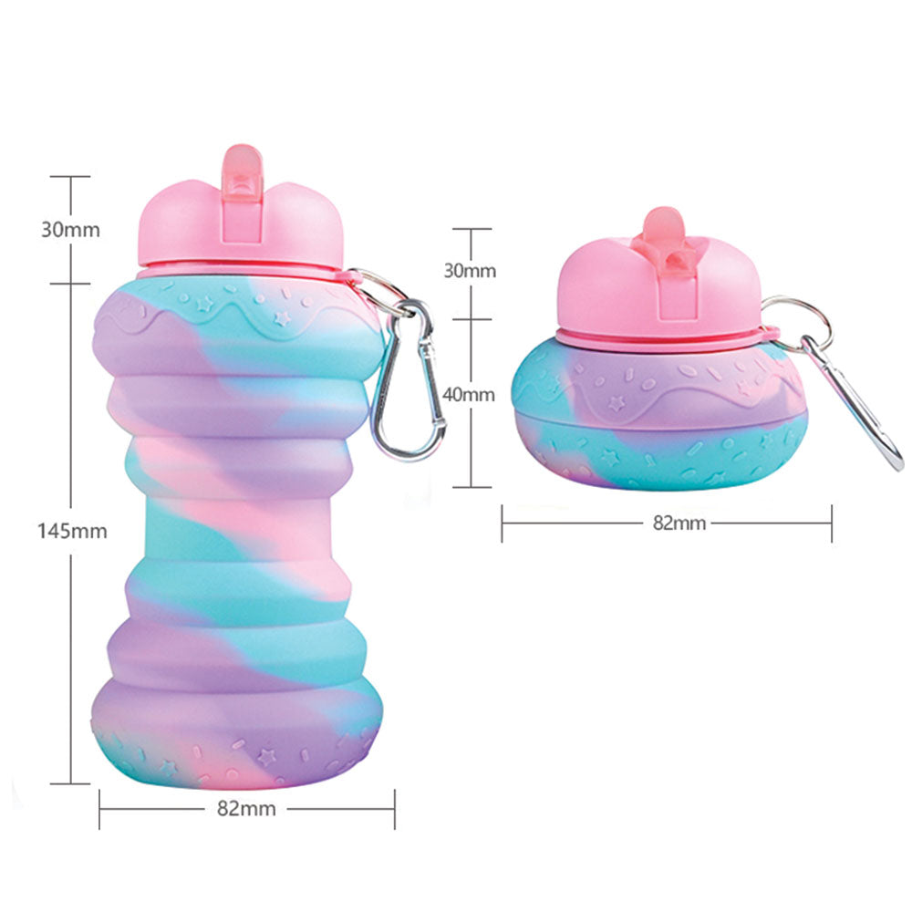 Silikonvannflaske for Barn - Doughnut - 500ml