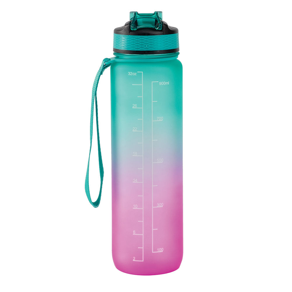 Motivasjonsflaske med Navn - Eventyrglød - 1000ml, Drikkeflaske, Vannflaske, Drikkeflaske med navn, Vannflaske med navn, Siden med vannmengde