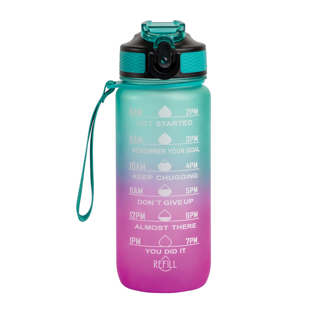 Motivasjonsflaske med Navn - Eventyrglød - 600ml, Drikkeflaske, Vannflaske, Drikkeflaske med navn, Vannflaske med navn, Side med motivasjon tekst