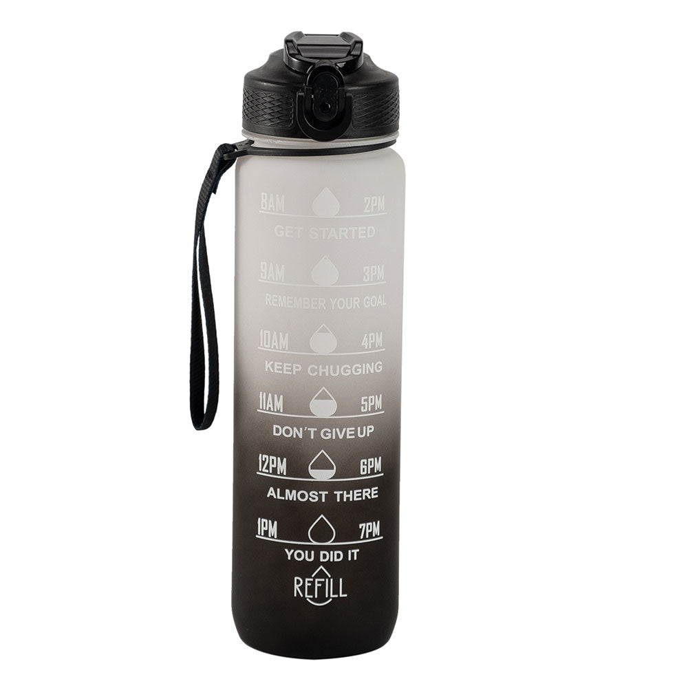 Motivasjonsflaske /m Navn - Frostnatt - 1000ml