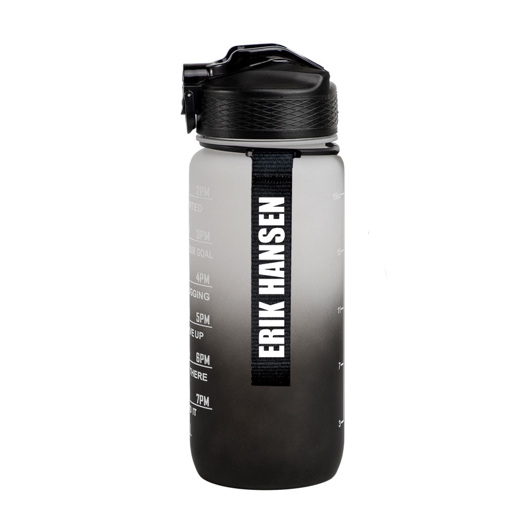 Motivasjonsflaske /m Navn - Frostnatt - 600ml