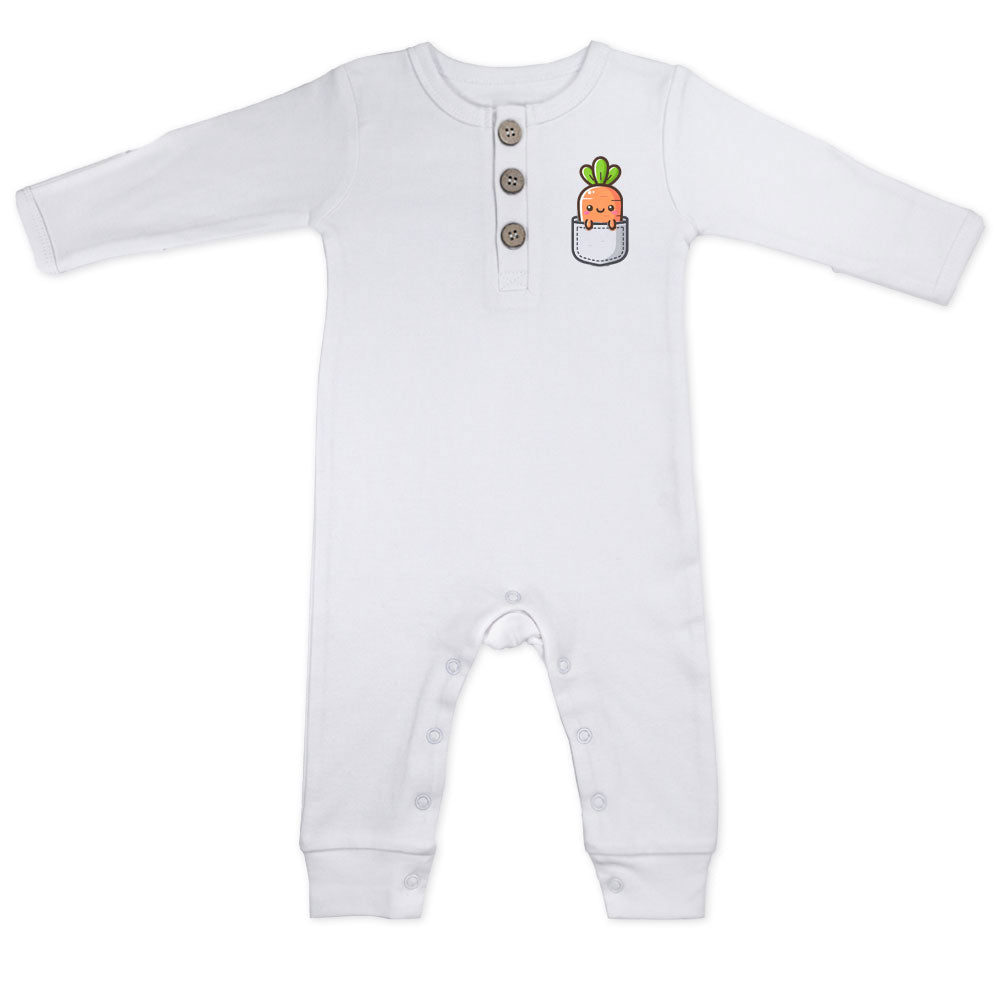 Heldress med Knapper - Lommedyr - Gullerot