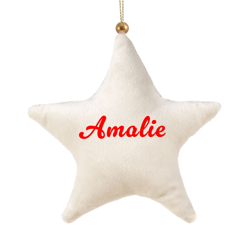 Julestjerne med Navn