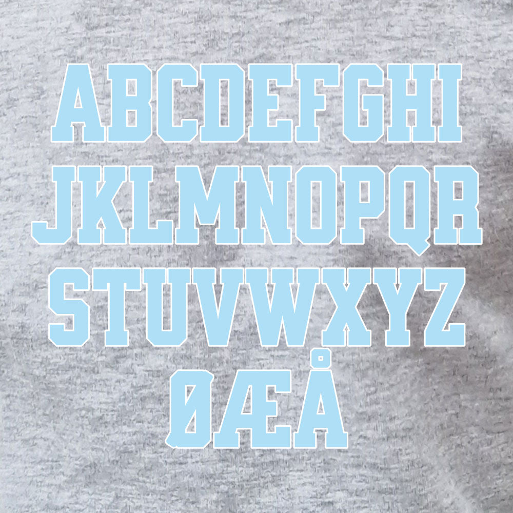 DTF-Strykemerke – College Alfabet