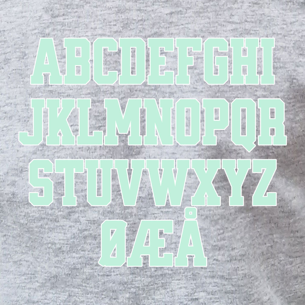 DTF-Strykemerke – College Alfabet