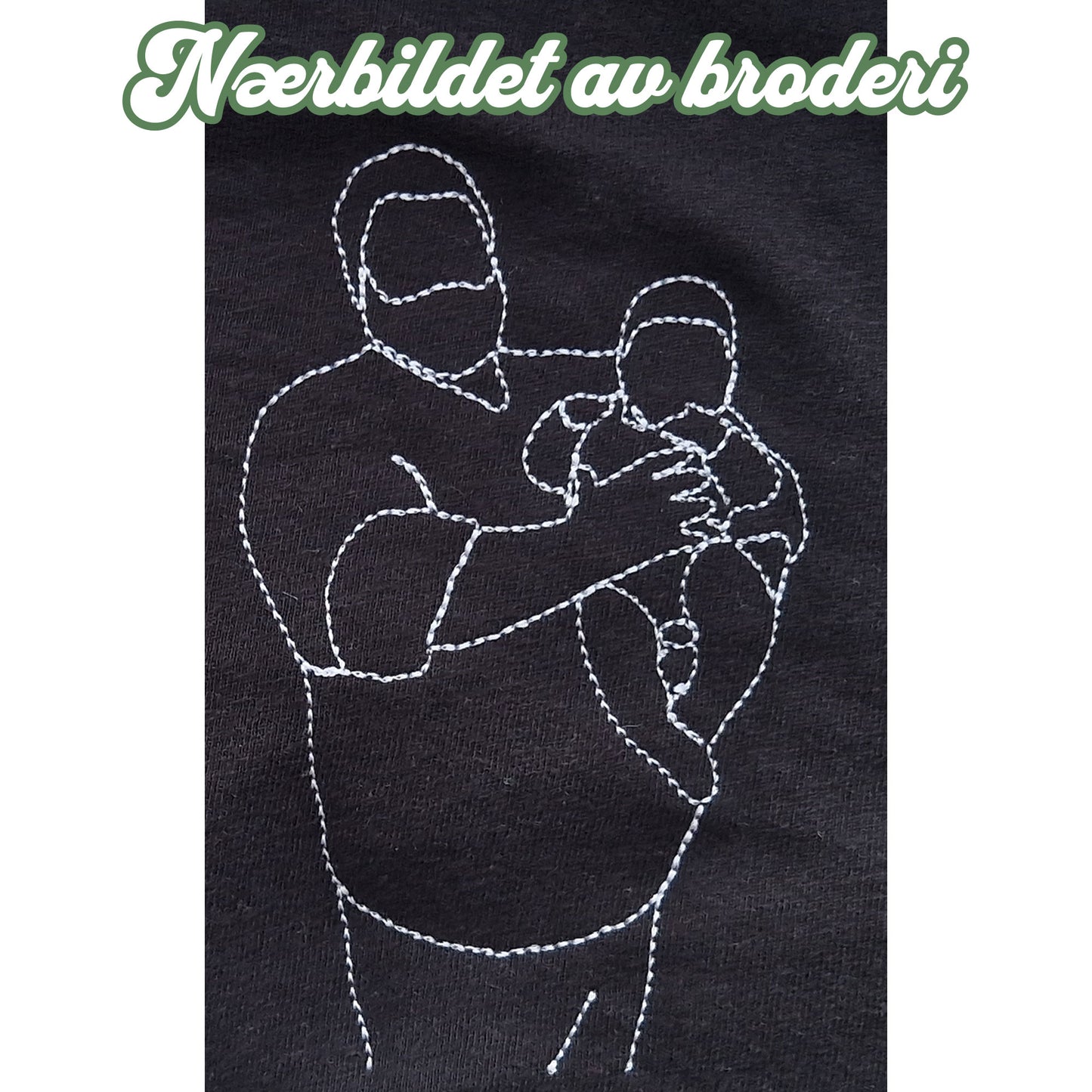 Broderi av bilde - Genser til Dame