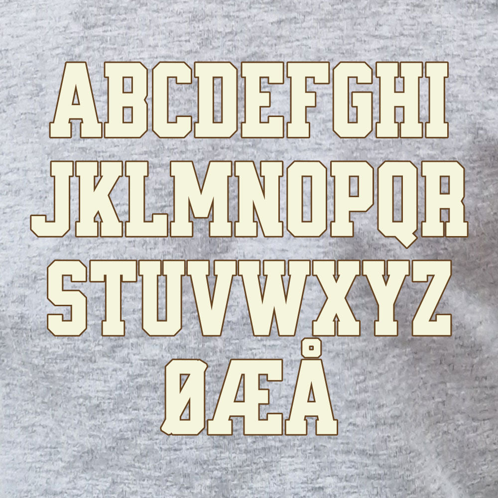 DTF-Strykemerke – College Alfabet