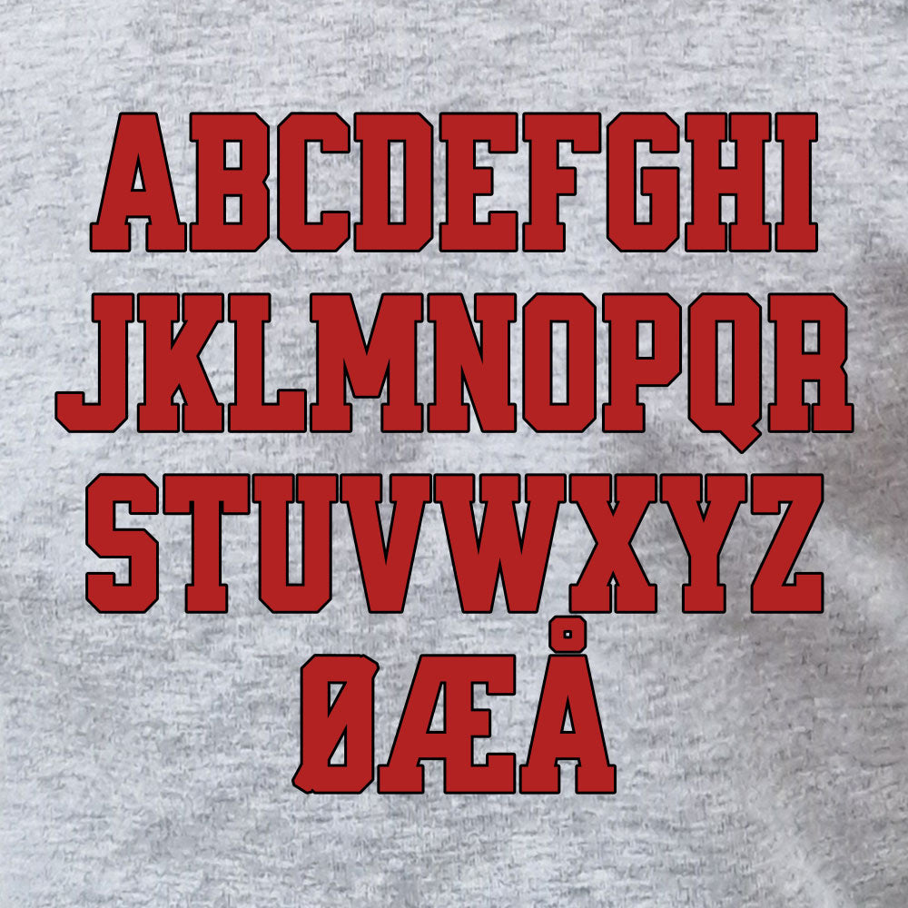 DTF-Strykemerke – College Alfabet