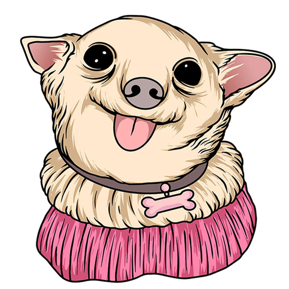 Strykemerke – Derpehund, Patches, DTF-Strykemerke, Strykemerker til klær, Dyr strykemerke, Søte strykemerker, hund strykemerke, morsomme strykemerker
