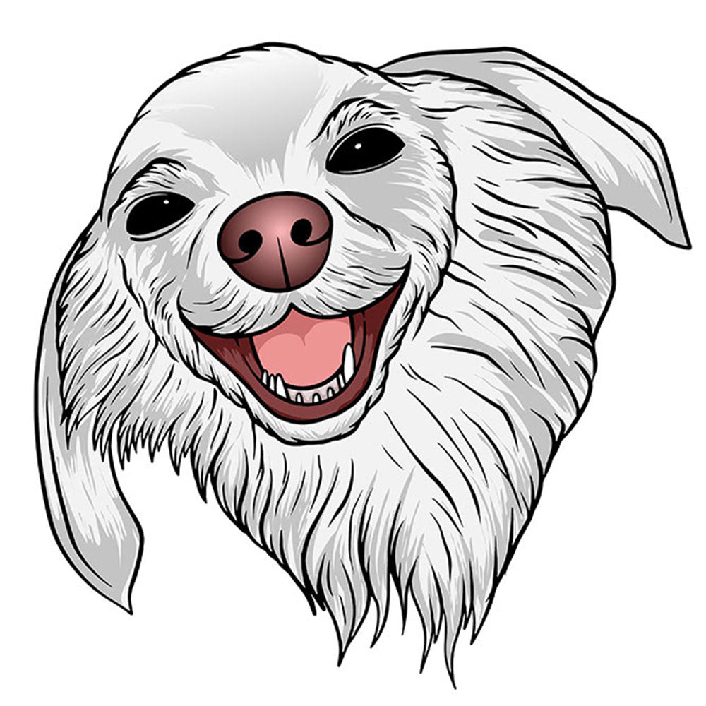 Strykemerke – Glad hund, Patches, DTF-Strykemerke, Strykemerker til klær, Dyr strykemerke, Søte strykemerker, hund strykemerke, morsomme strykemerker