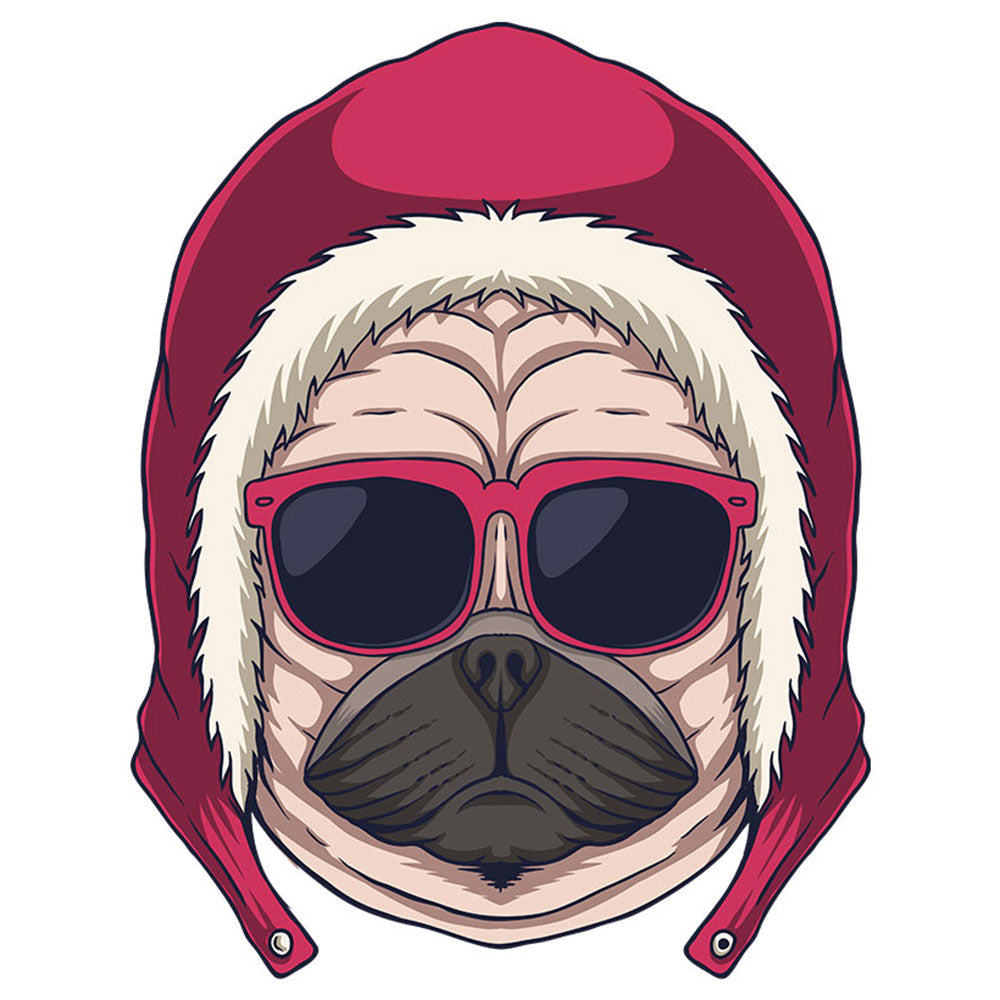 Strykemerke – Kul Pug, Patches, DTF-Strykemerke, Strykemerker til klær, Dyr strykemerke, Søte strykemerker, hund strykemerke, morsomme strykemerker