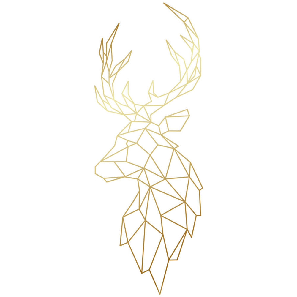 Strykemerke – Reinsdyr Line art, Patches, DTF-Strykemerke, Strykemerker til klær, Dyr strykemerke, Søte strykemerker,