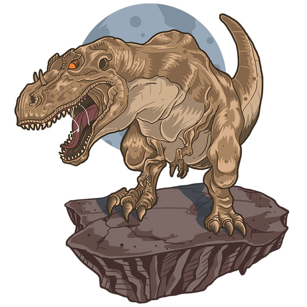 Strykemerke – Space T-rex, Patches, DTF-Strykemerke, Strykemerker til klær, Dinosaur strykemerke, Dino strykemerke