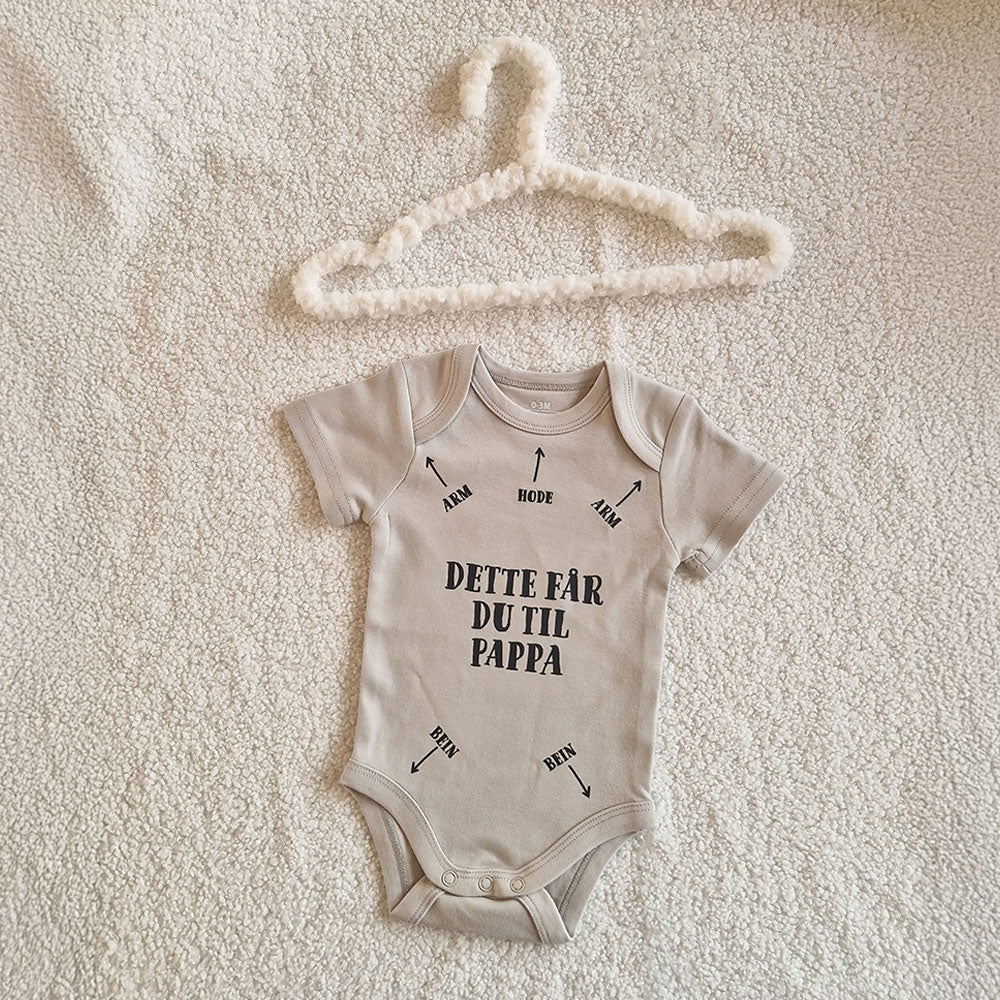 Kortermet Body - Dette får du til pappa