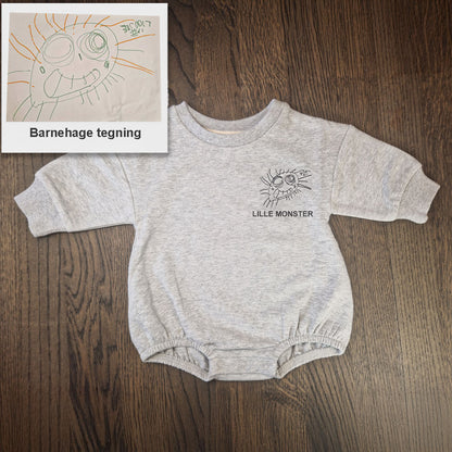 Broderi av tegning - Genser (romper) til Baby