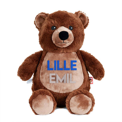 Bamse med navn eller tekst – Personlig brodert Cubbies