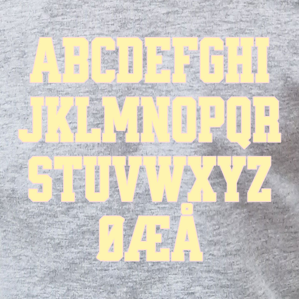 DTF-Strykemerke – College Alfabet
