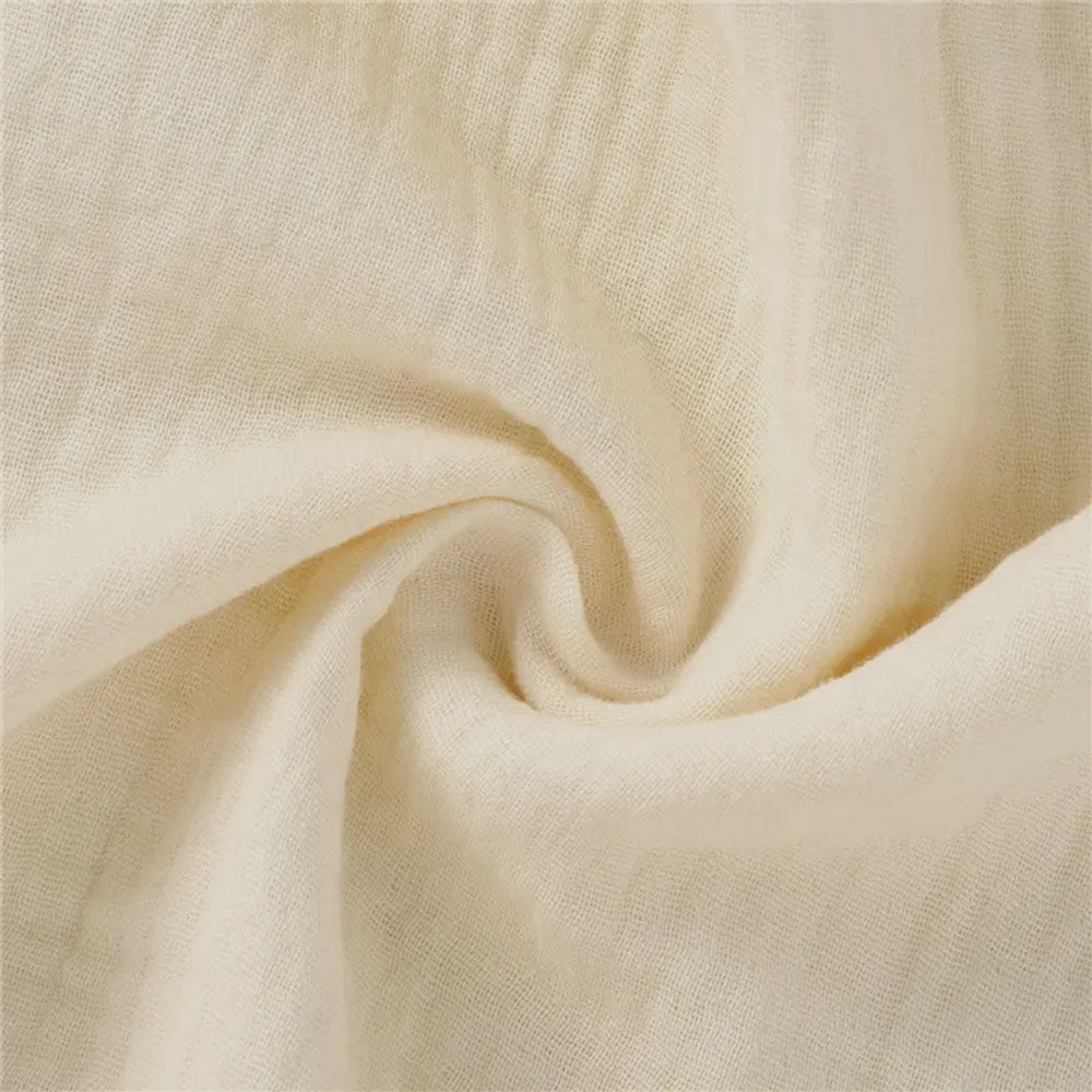 Kanin - Koseklut med Brodert Navn - Natur Hvit