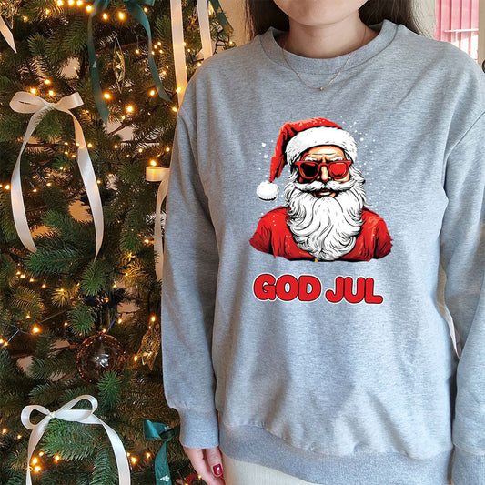 Kul julenisse-damegenser – «God jul» på ditt språk