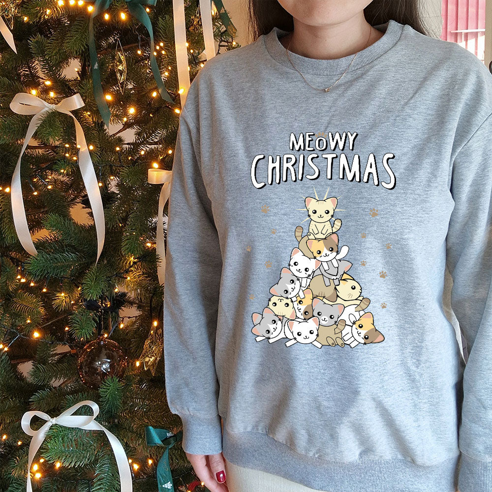 Dame Julegenser - Meowy Christmas