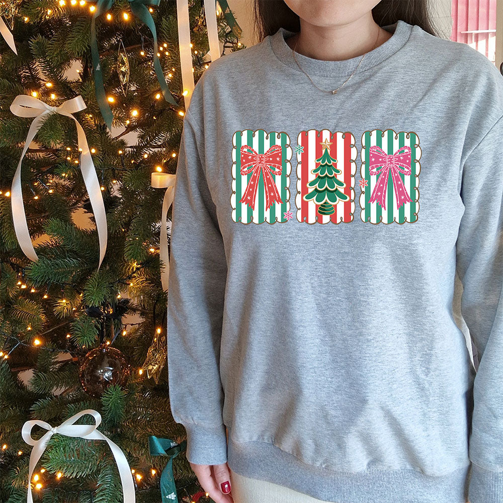 Dame julegenser – Julebånd & juletre