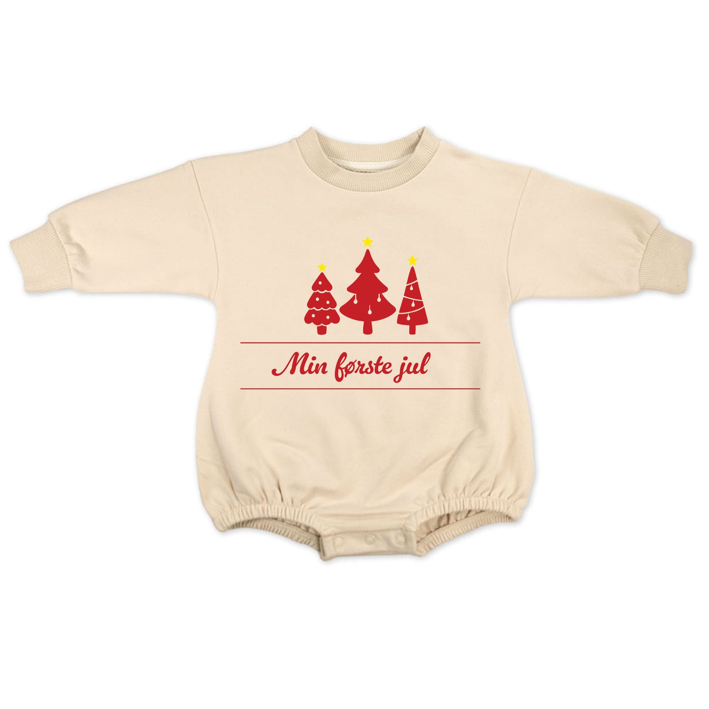 Min første jul - Beige genser (romper)