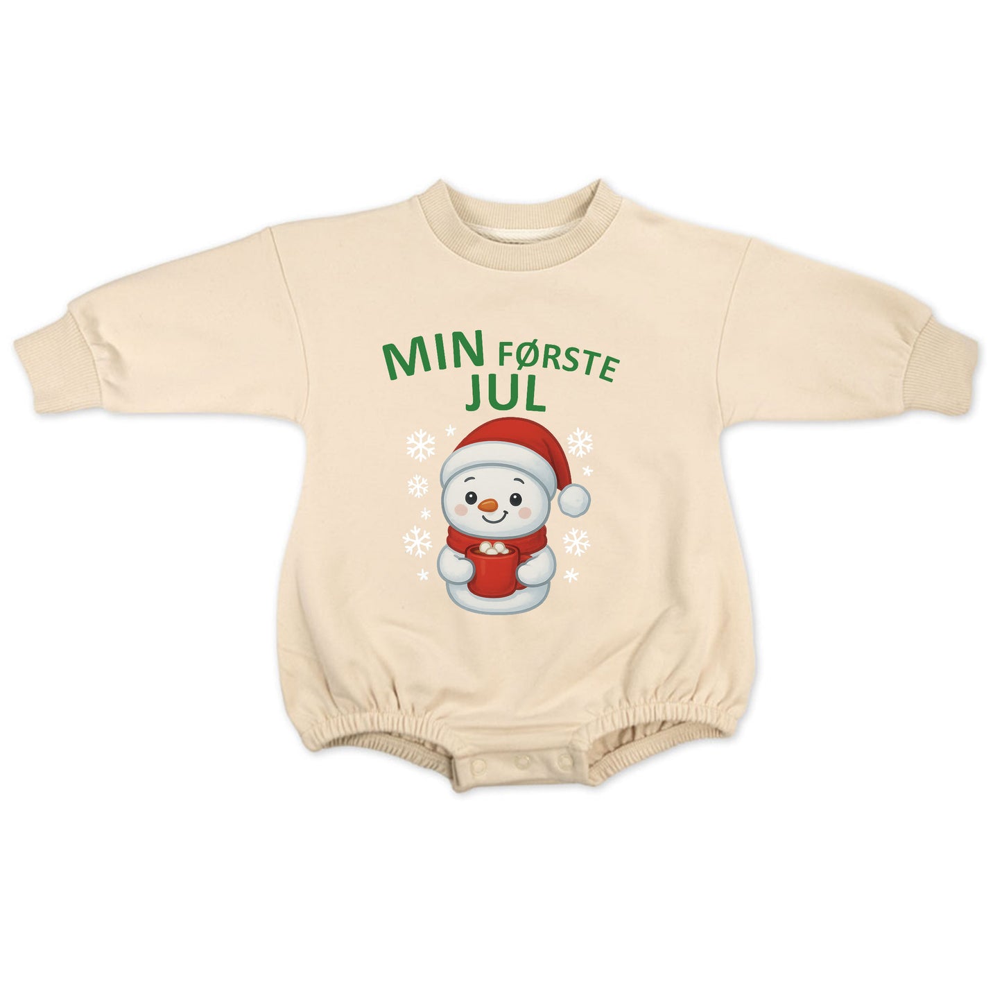 Min første jul - Beige genser (romper)