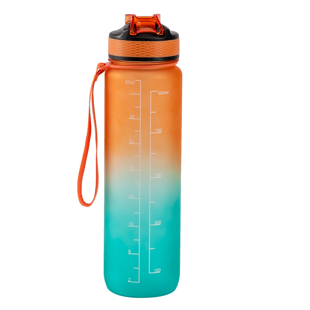 Motivasjonsflaske med Navn - Morgengry - 1000ml, Drikkeflaske, Vannflaske, Drikkeflaske med navn, Vannflaske med navn, Vannmengde siden