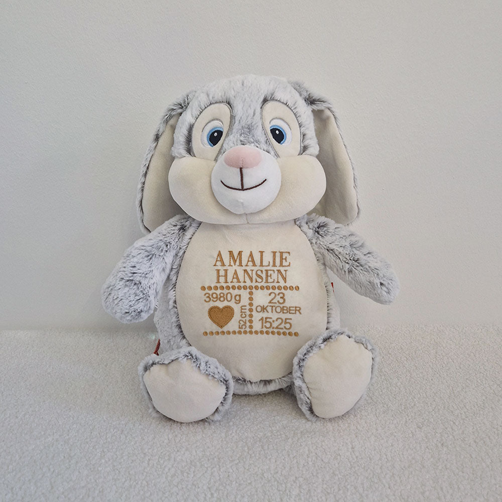 Cubbies Bamse – Personlig brodert nyfødtgave - Prikker design