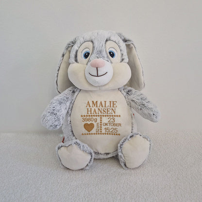 Cubbies Bamse – Personlig brodert nyfødtgave - Prikker design