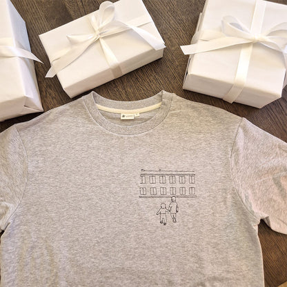 Broderi av bilde - Genser til Herre