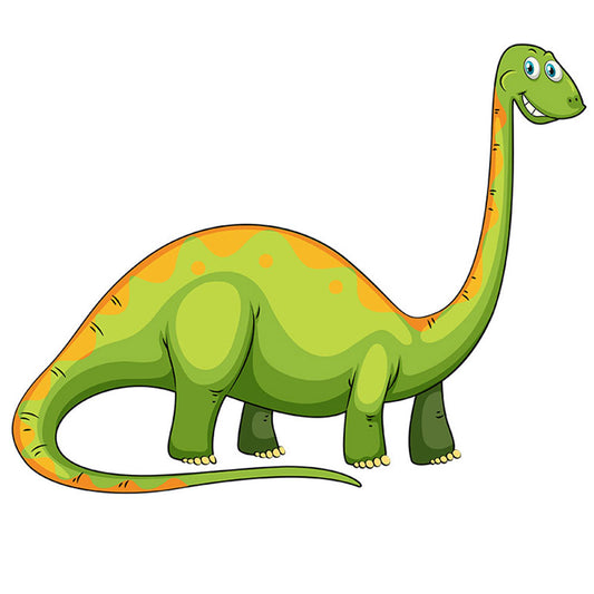 Strykemerke – Langhals Dino, Patches, DTF-Strykemerke, Strykemerker til klær, Dinosaur strykemerke, Dino strykemerke
