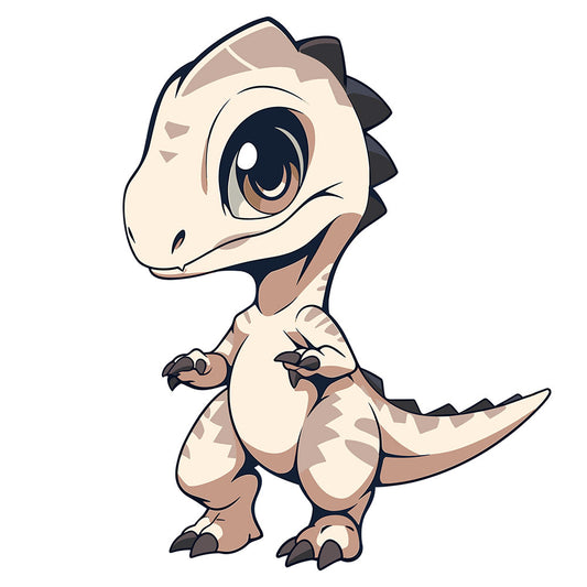 Strykemerke – Tøff dinosaur, Patches, DTF-Strykemerke, Strykemerker til klær, Dinosaur strykemerke, Dino strykemerke
