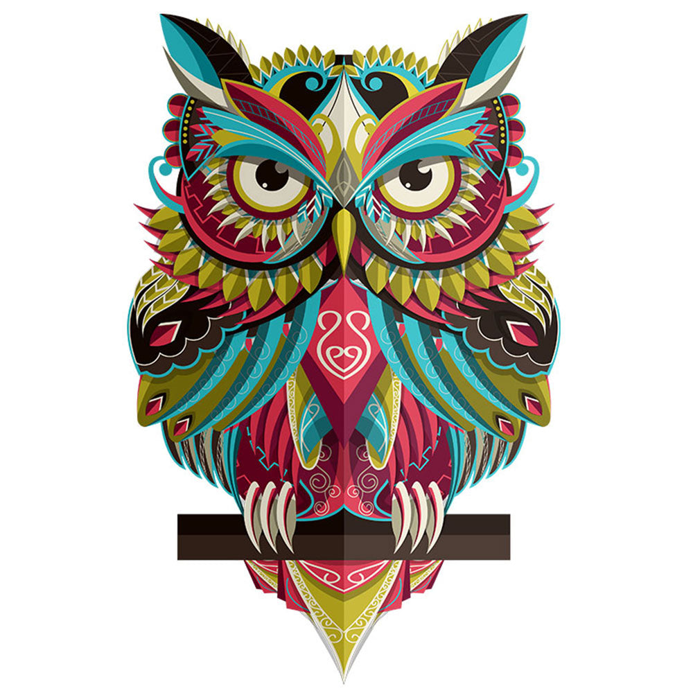 Strykemerke – Ugle kunst, Patches, DTF-Strykemerke, Strykemerker til klær, Dyr strykemerke, Søte strykemerker, 