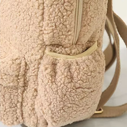 Teddy ryggsekk med Navn – Sand