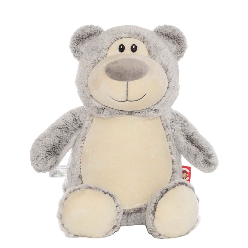Cubbies Bamse – Personlig brodert nyfødtgave – Babyføtter