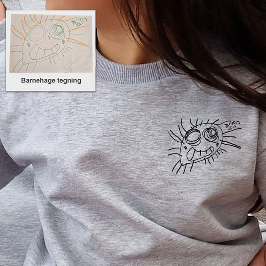 Broderi av tegning - Genser til Barn