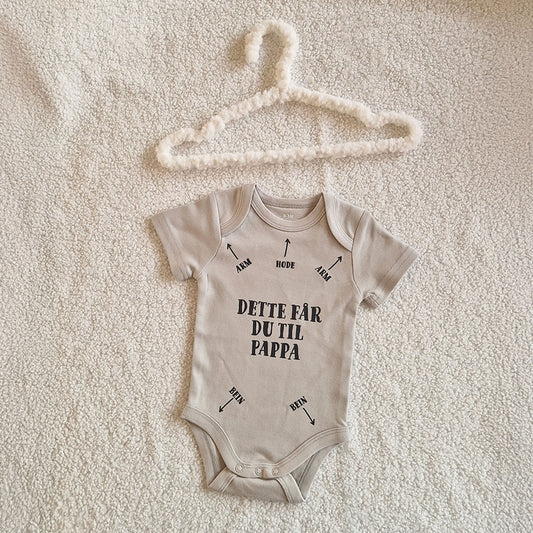 Kortermet Body - Dette får du til pappa