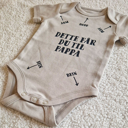 Kortermet Body - Dette får du til pappa